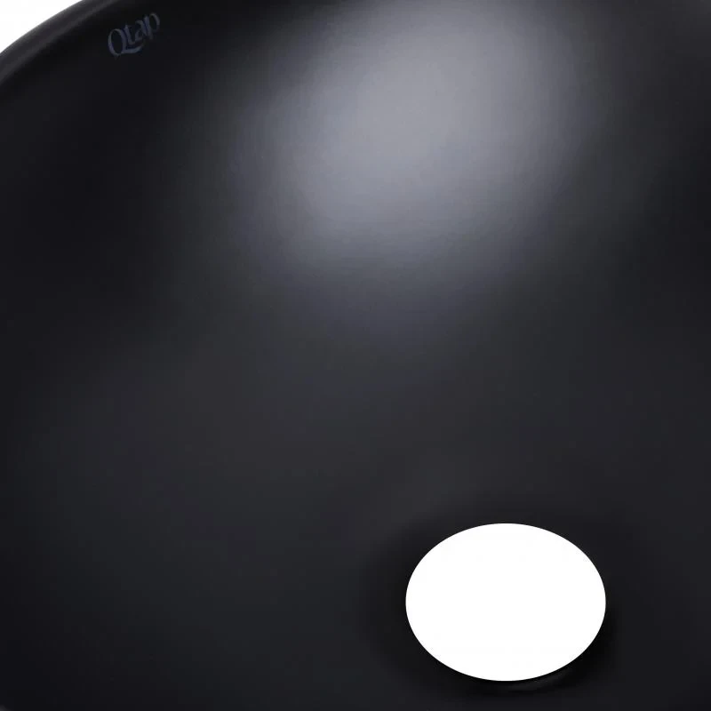 Раковина-чаша Qtap Dove 415x340x140 Matt black QT06116062AMB