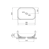 Раковина-чаша Qtap Robin 600x390x150 Matt black QT132143PMBMBN