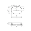 Раковина-чаша Qtap Scorpio 600х400х120 Matt black QT142203MBMBN