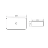 Раковина-чаша Qtap Tern 610x350x135 White QT17118140W
