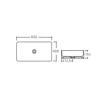 Раковина-чаша Qtap Tern 600x400x110 White QT171180841W