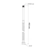 Шланг для подключения смесителя Thermo Alliance Standart (пара) 40 см NYLON M10x1/2