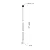 Шланг для подключения смесителя Thermo Alliance Standart (пара) 60 см NYLON M10x1/2