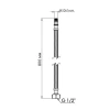 Шланг для подключения смесителя Thermo Alliance Standart (пара) 80 см NYLON M10x1/2