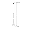 Шланг для подключения смесителя Thermo Alliance Standart (пара) 80 см NYLON M10x1/2