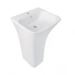 Раковина для підлоги моноблок Qtap Crow 445x420x840 White QT0511G315WN