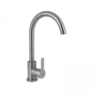 Змішувач для кухні U-образний Brinex Pure 015F U-образний  Nickel BRIPUR015FNKL
