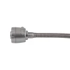 Смеситель для кухни Brinex Pure 015F41 с гибким изливом   Nickel BRIPUR015F41NKL