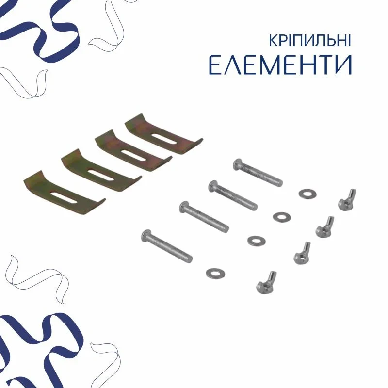 Комплект Qtap Stork: Раковина врізна овальна 570x390x210 мм White + Донний клапан PU02O