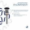 Комплект Qtap Scorpio: Раковина накладная прямоугольная 550х390х120 мм Matt Black + Донный клапан PU03