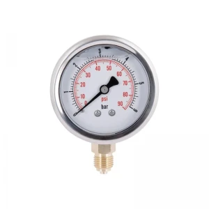 Манометр із гліцерином Thermo Alliancе Forte 6 бар, 1/4