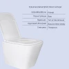 Комплект Qtap Tern 2 в 1: унитаз подвесной Ultra Quiet + биде подвесное