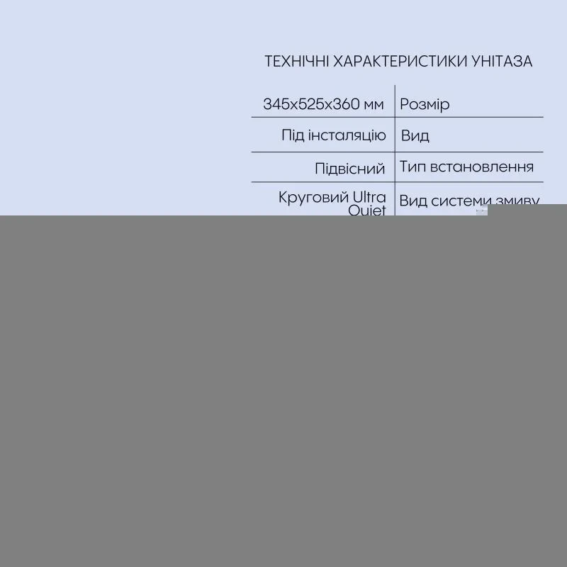Готове рішення Qtap для ванної кімнати: підвісний унітаз Tern + комплект інсталяції Nest 4 в 1 (кругла клавіша Chrome)