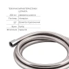 Комплект для душу Qtap Stenava Chrome: Змішувач QTST6245102DC + Лійки (QTRUC125CRM45954,QTHLA107CRM45784) + Шланг QTHADPVC200C + QTCRMBH130