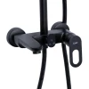 Комплект смесителей для ванной комнаты Lidz Latwa 001Black+Lidz Latwa 006Black+Lidz Latwa 005Black+Lidz Latwa 010Black+Lidz Latwa 1030Black