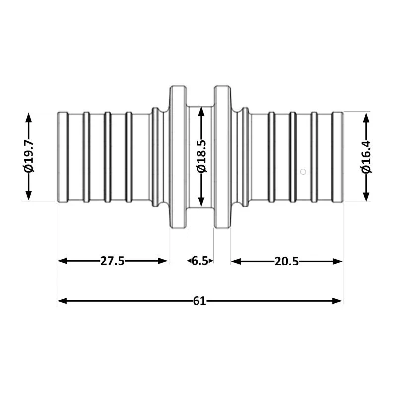 Переходних под натяжную гильзу Icma №1032 d20х2,8-25х3,5 851032GXGW05