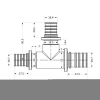 Тройник натяжной Icma №1039 d25х20х25 851039GXGWGX05