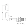 Трубка для радиатора Icma №1043 d20×2,8 для натяжного фитинга 851043GWGE07