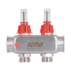 Коллектор Icma № К073 с расходомерами (нерж.) 1