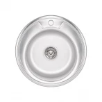 Кухонна мийка Brinex 490-A 0,6 мм Satin (BRIN490SAT06)