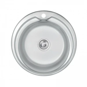 Кухонна мийка Brinex 510-D 0,8 мм Satin (BRIN510SAT08)