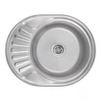 Кухонна мийка Brinex 5745 0,8 мм Satin (BRIN5745SAT08)