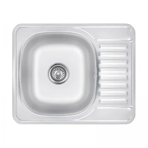 Кухонна мийка Brinex 5848 0,8 мм Satin (BRIN5848SAT08)