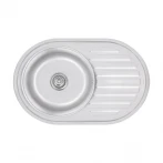 Кухонна мийка Brinex 7750 0,8 мм Satin (BRIN7750SAT08)