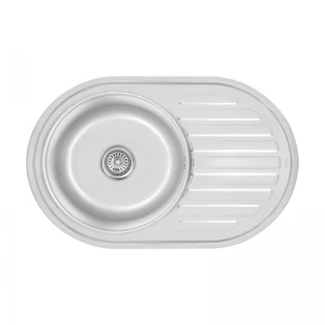 Кухонна мийка Brinex 7750 0,8 мм Satin (BRIN7750SAT08)