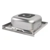 Кухонна мийка Brinex 5050 0,6 мм Satin (BRIN5050SAT06)