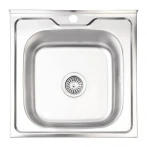 Кухонна мийка Brinex 5050 0,6 мм Satin (BRIN5050SAT06)
