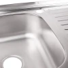 Кухонна мийка Brinex 5080-L 0,8 мм Satin (BRIN5080LSAT06)