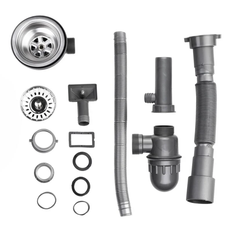 Кухонна мийка Brinex 5080-R 0,8 мм Satin (BRIN5080RSAT06)