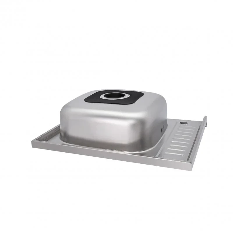 Кухонна мийка Brinex 6050-R 0,6 мм Satin (BRIN6050RSAT06)