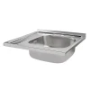 Кухонна мийка Brinex 6060-R 0,6 мм Satin (BRIN6060RSAT06)
