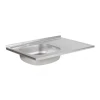 Кухонна мийка Brinex 6080-L 0,6 мм Satin (BRIN6080LSAT06)