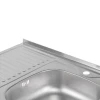 Кухонна мийка Brinex 6080-R 0,6 мм Satin (BRIN6080RSAT06)