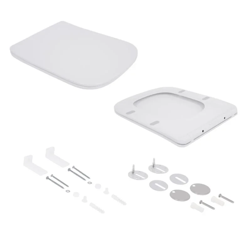 Готове рішення Qtap для ванної кімнати: Унітаз напольний Tern Ultra Quiet QT17223303AW + інсталяція QT0122490S+ клавіша QT0111M08V1384W
