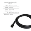 Комплект для ванной комнаты Qtap Robin Black Matt: Смеситель QTROB3060102B + Шланг QTHADPVCSQ160B +Лейка QTRUC125BLM45951