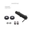 Комплект для душа Qtap Robin Black: Смесители QTROB4060102B+QTROB1060M102B+Держатель QT829910842854OB+Шланг QT054BL43074+Лейка QTRUC125BLM45776