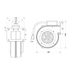 Вентилятор Thermo Alliance TA140 для котла до 80 кВт, 120 Вт, 400 м. куб.