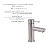 Акционный набор Lidz Aria: Смеситель 005 Nickel + Смеситель 001F Nickel
