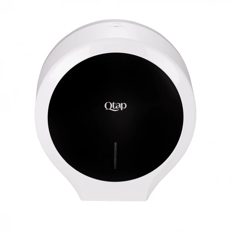 Тримач для туалетного паперу Qtap Pohodli 270 мм QTDP100BP White/Black (Držák)