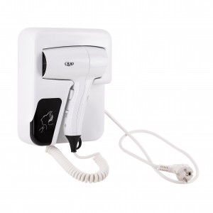 Фен із тримачем Qtap Pohodli 1200 Вт QTF1200RNP White (Pobut)