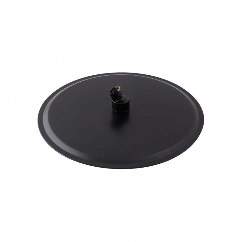 Лійка для верхнього душу Qtap Hlavova 300 мм округла QTHLS300O1ZBB Black Matt