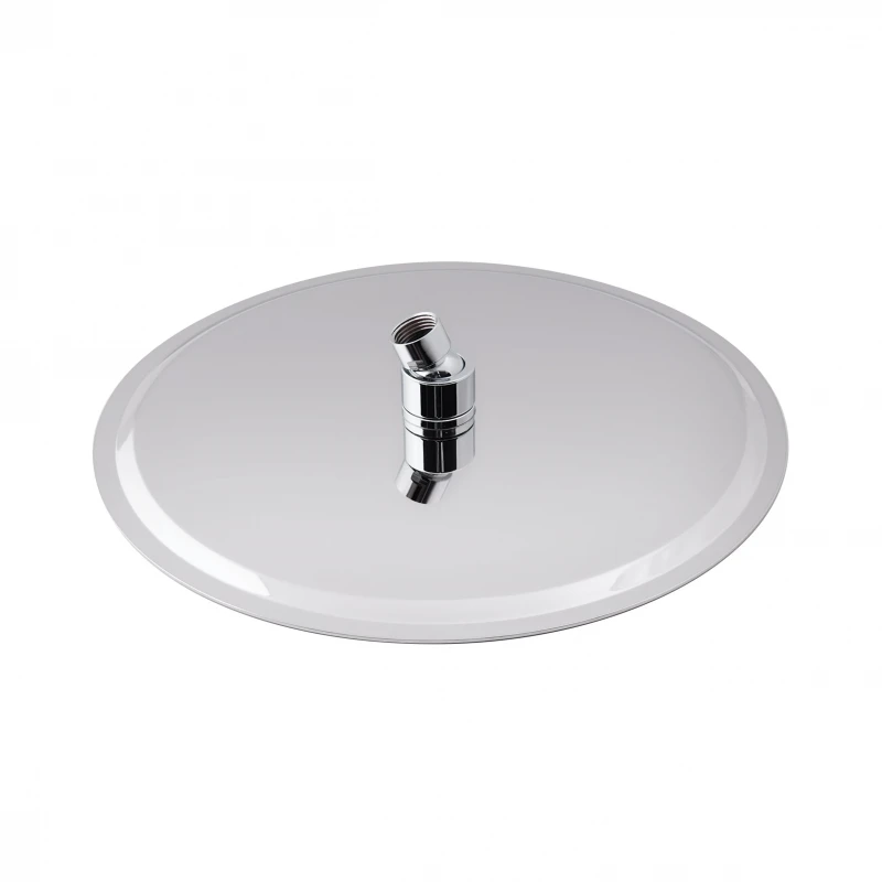 Лійка для верхнього душу Qtap Hlavova 300 мм округла QTHLAS300O1ZBB Chrome