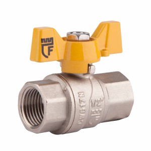 Кран кульовий SD Forte 1/2" ВР для газа (метелик) SF602G15