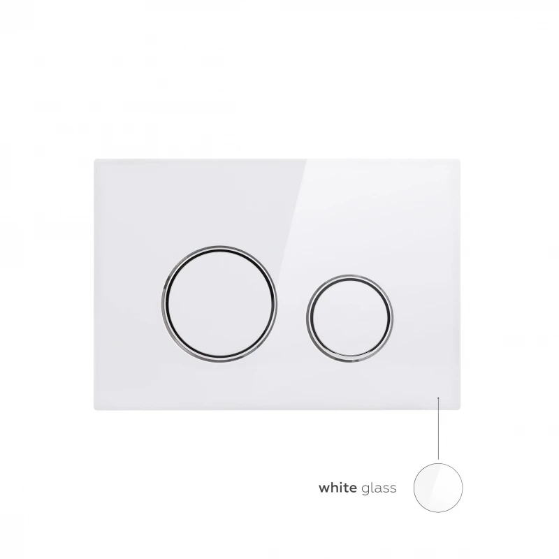 Муляж панелі змиву для унітаза Qtap Nest QT0111M11V1114W