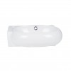 Раковина Qtap Leo 430x290x140 White з донним клапаном QT11115011LW