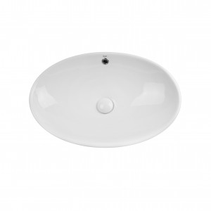 Раковина-чаша Qtap Dove 625х415х150 White з донним клапаном QT06113077W